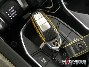 Lamborghini Urus Key Fob Cover - Carbon Fiber - Yellow Lamborghini Urus Key Fob Cover - Carbon Fiber - Yellow